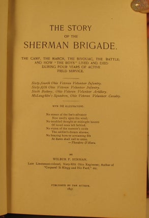 The Story of the Sherman Brigade.