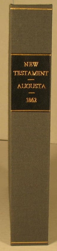 Item #216 The New Testament of Our Lord and Savior Jesus Christ. Confederate States Bible Society.