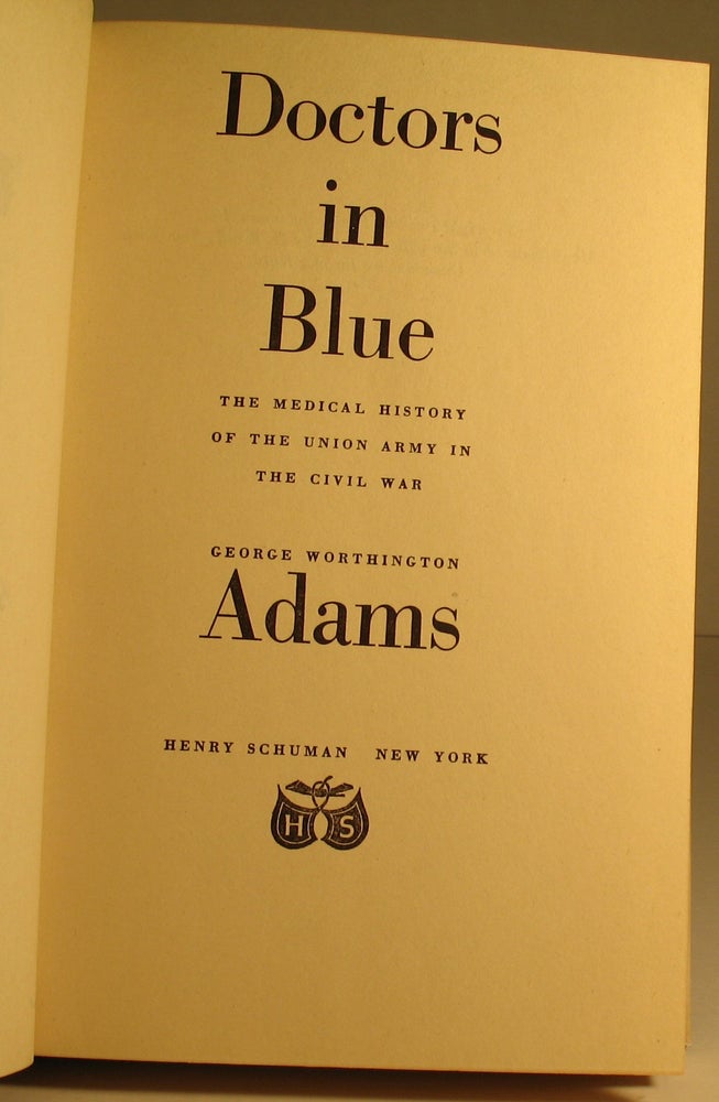 Item #3 Doctors in Blue. MEDICAL, George W. Adams.
