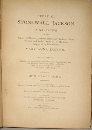Story of Stonewall Jackson.