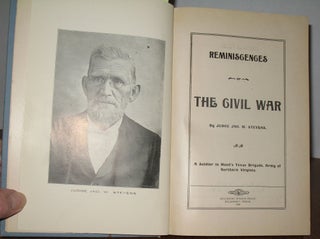 Item #562 Reminiscences of the Civil War:. Judge Jonathan W. Stevens