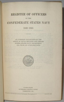 Register of Officers of the Confederate States Navy, 1861-1865